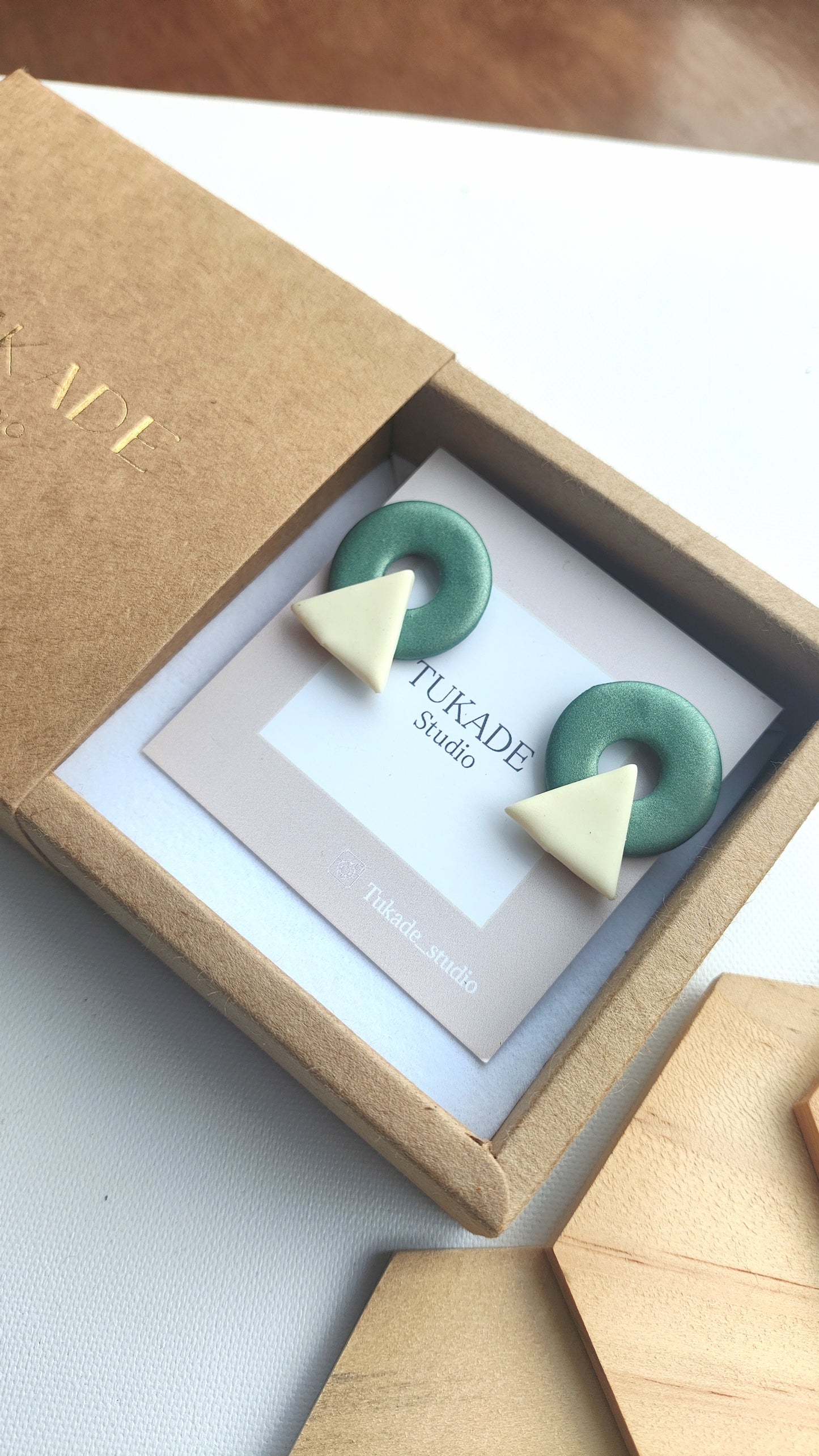 AGNES mini verde y crudo