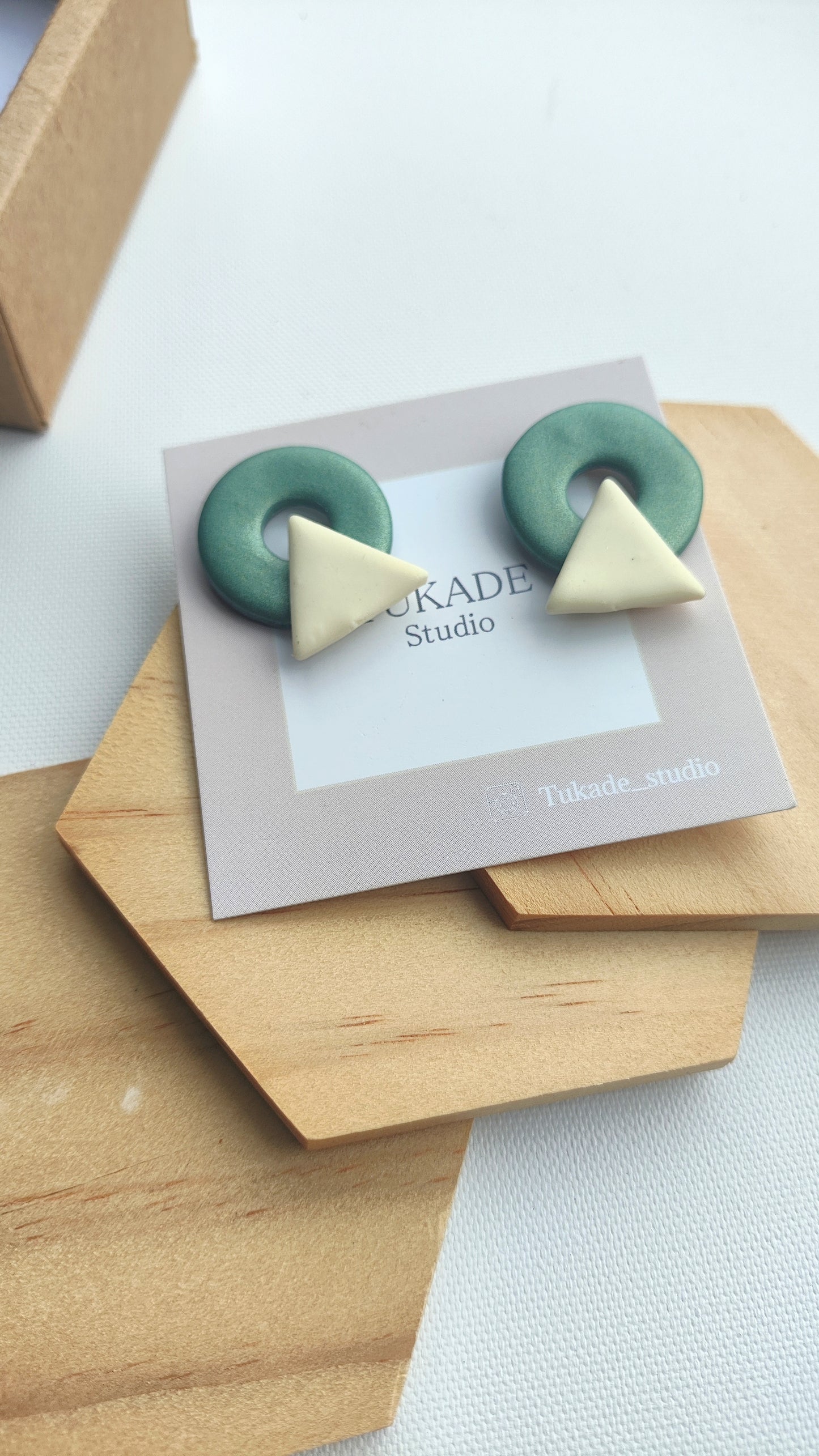 AGNES mini verde y crudo