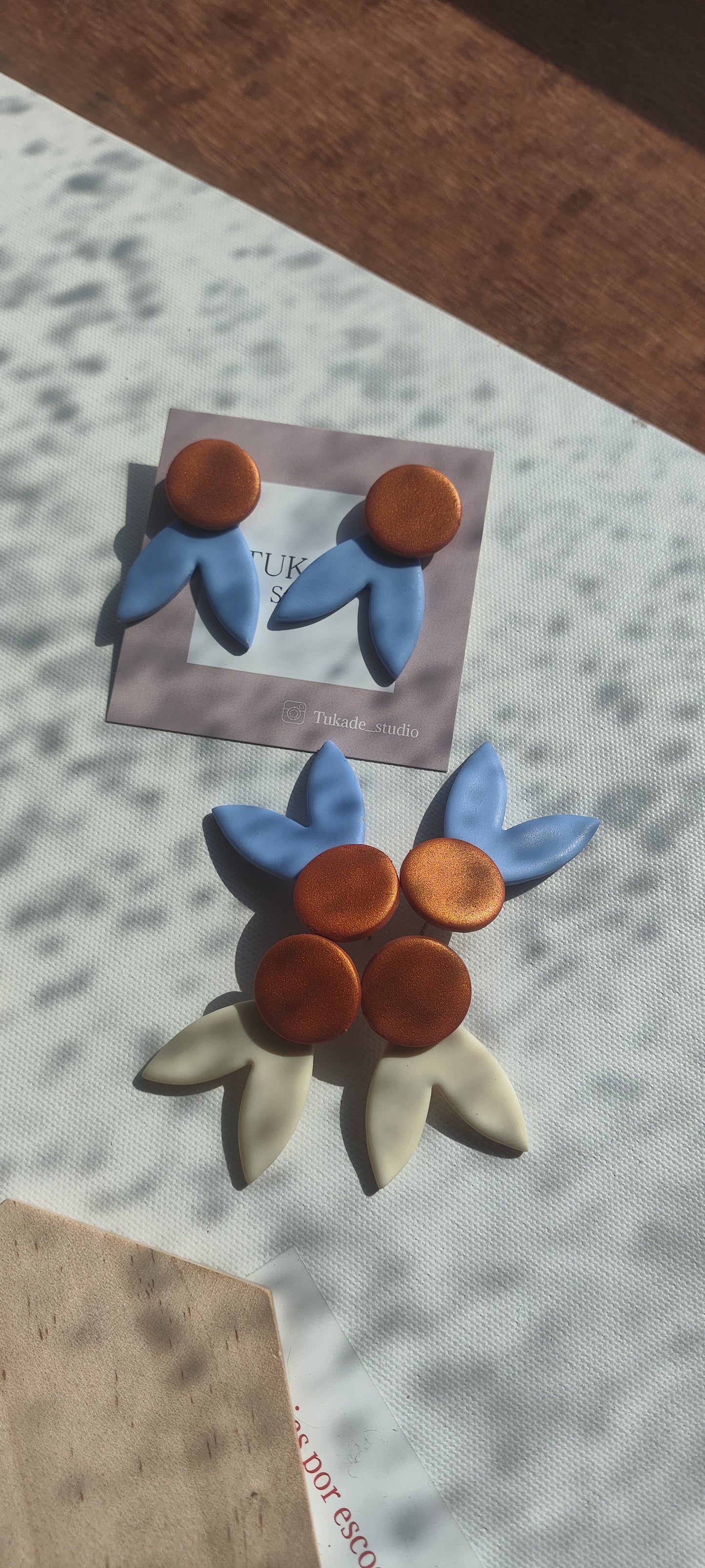 LUPE crudo y cobre o azul y cobre