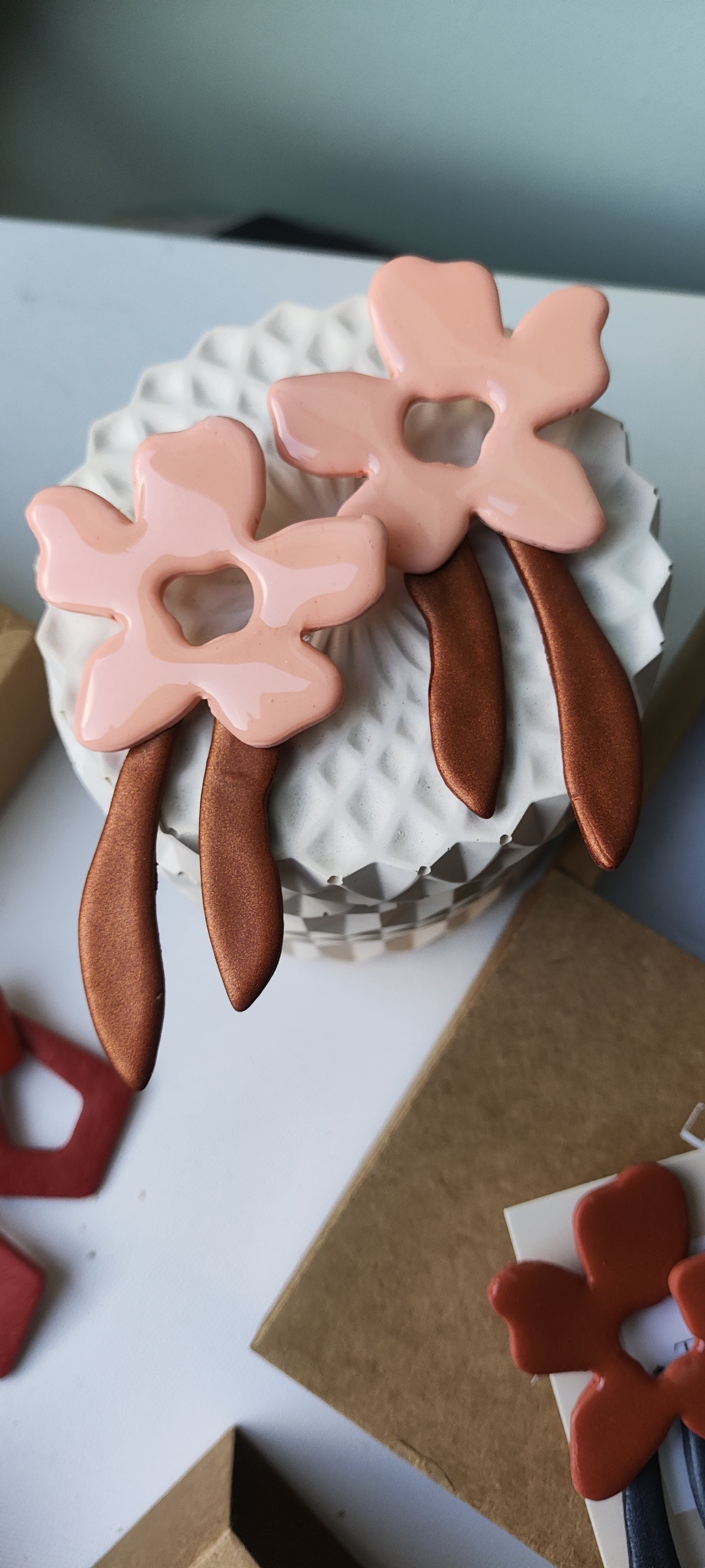 LUPITA maxi rosa peach y chocolate