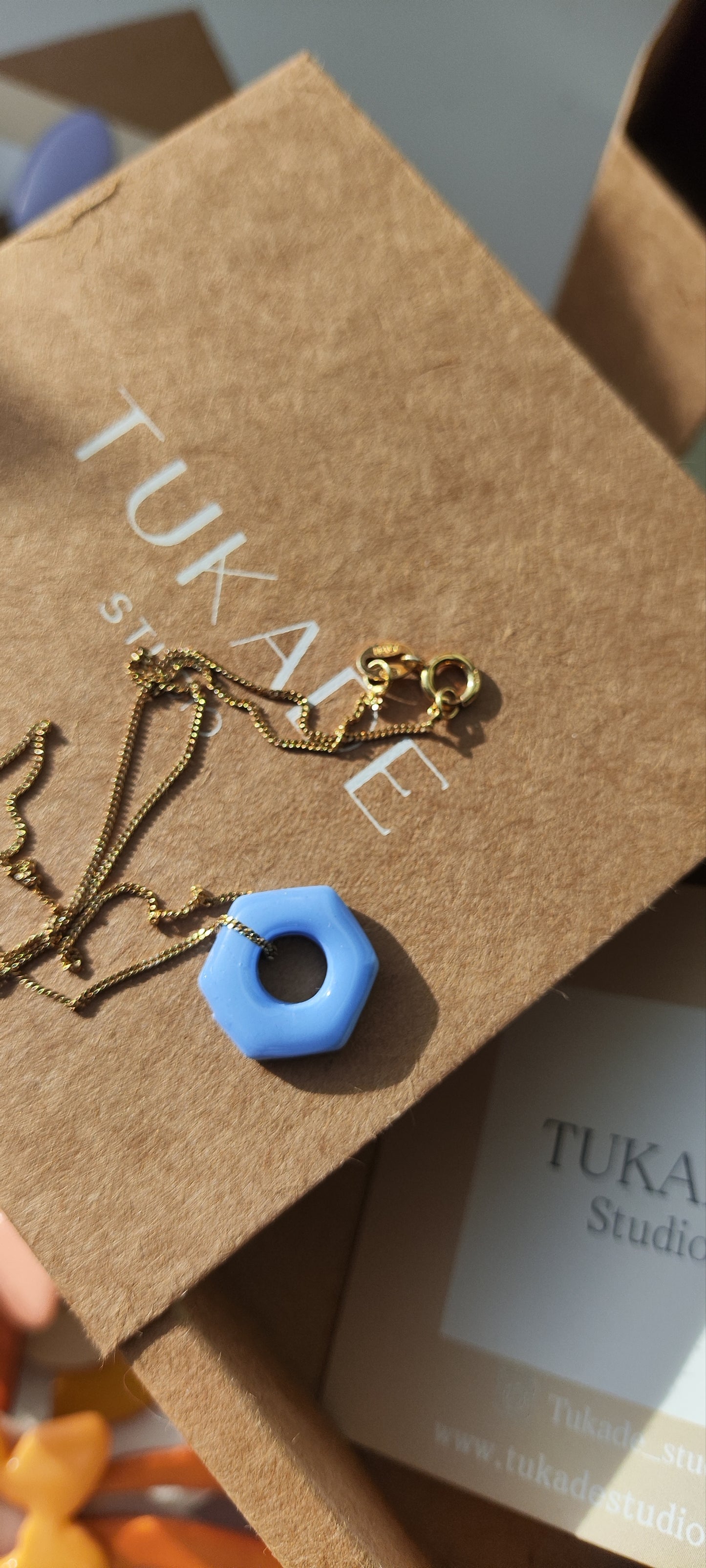 Collar gargantilla GILDA azul