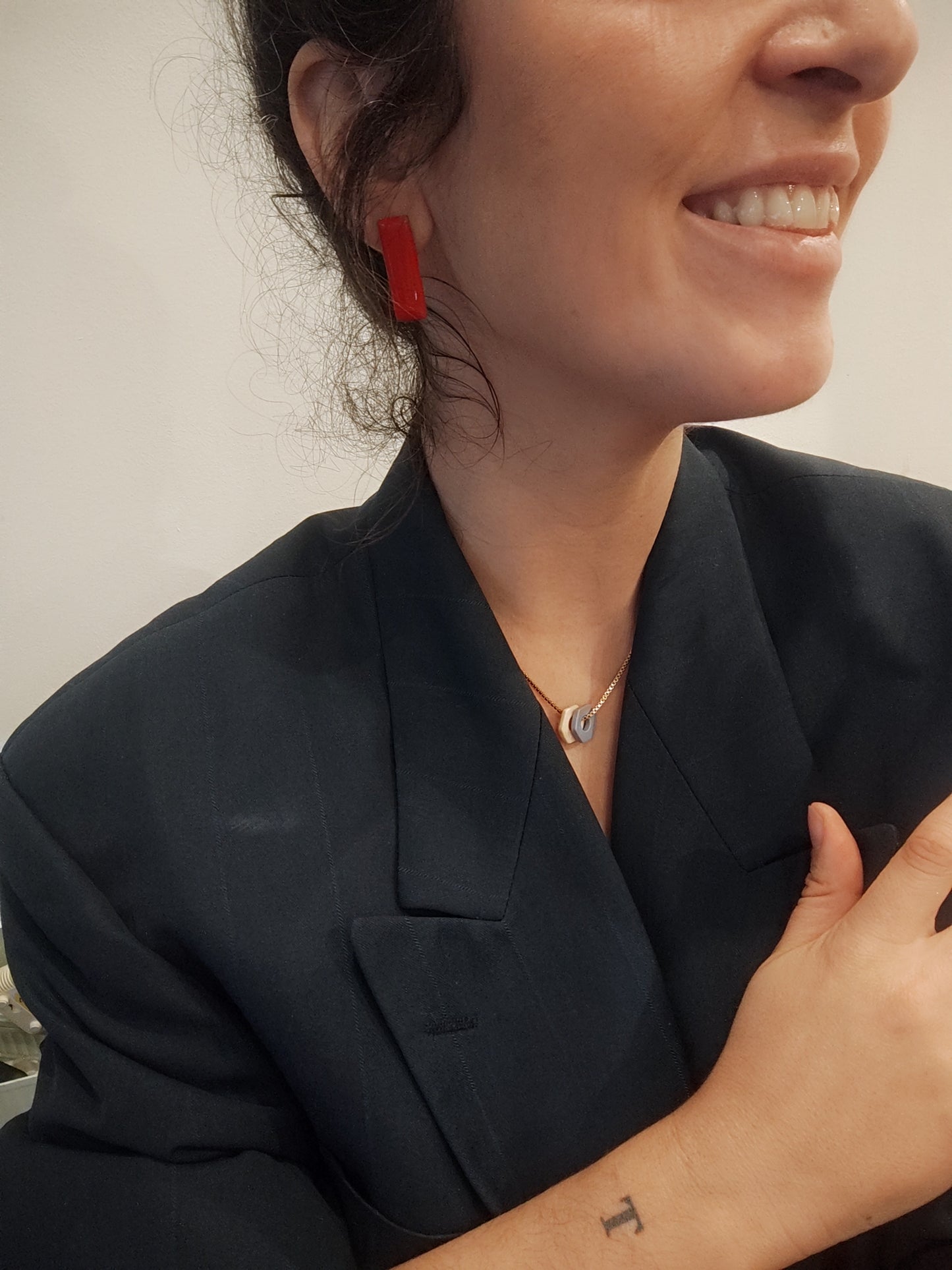 MIKA mini rojo brillo