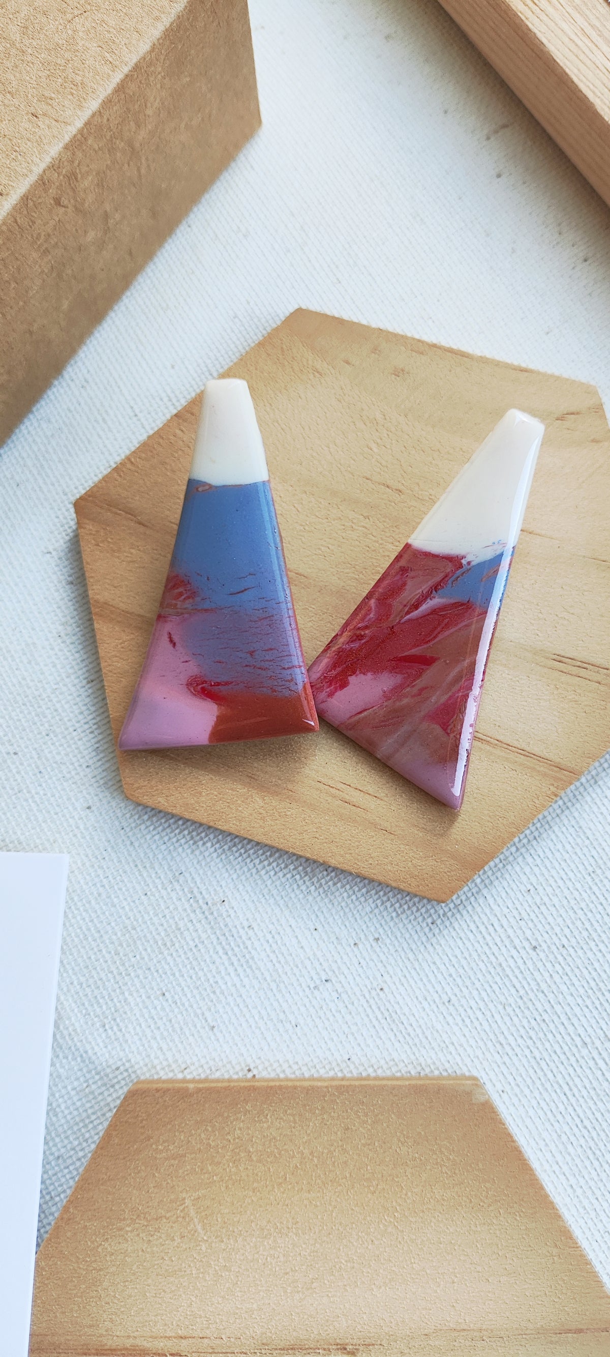 CÁNDIDA degradado rosa, azul, crudo