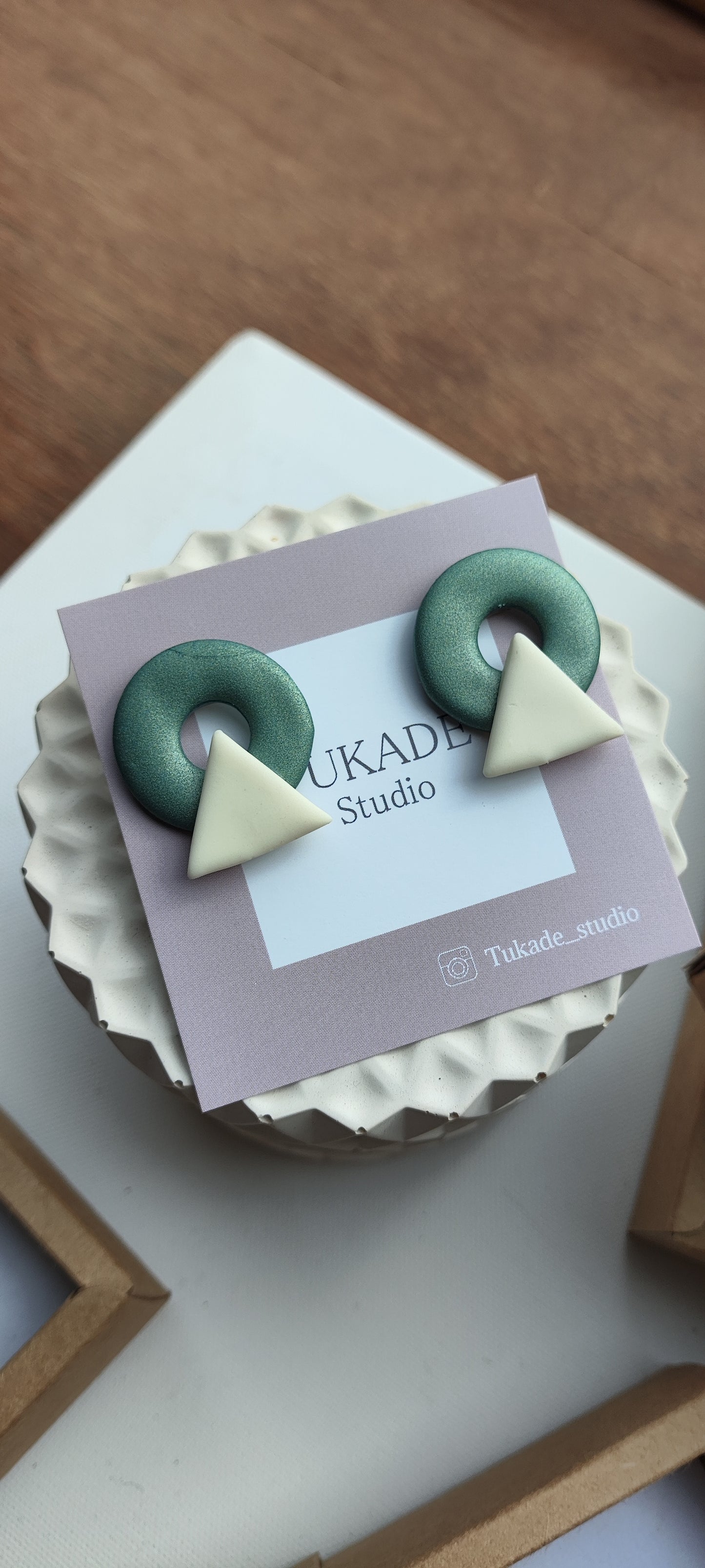 AGNES mini verde y crudo