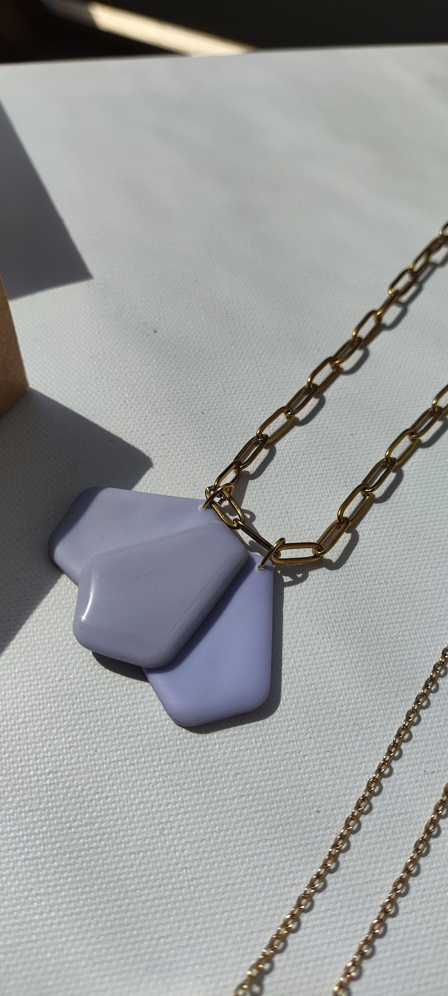 Collar gargantilla MATILDA lila