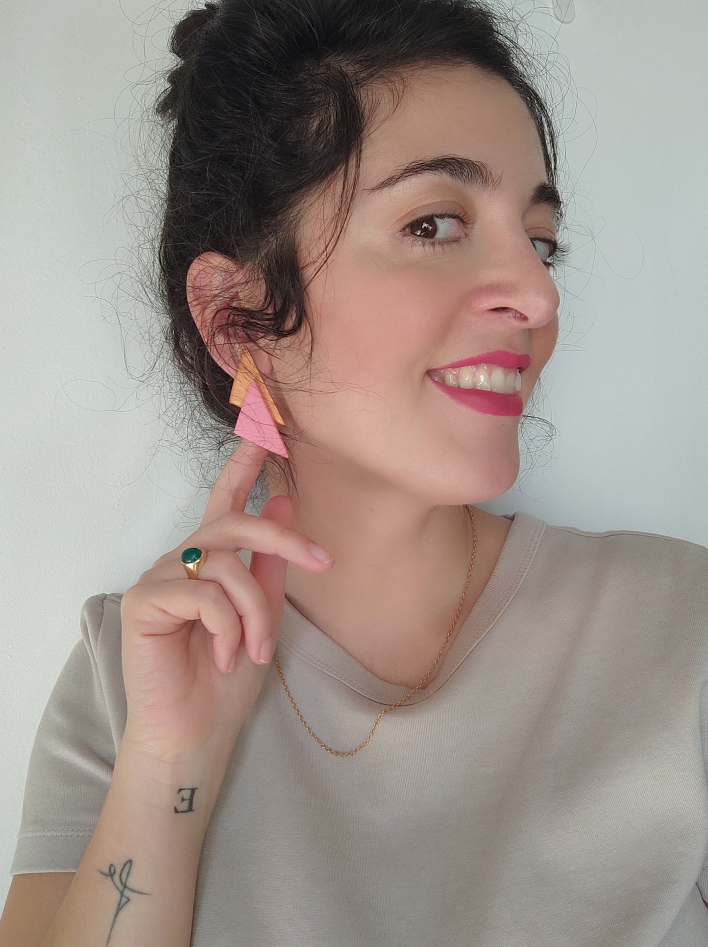 IVETTE cobre y rosa