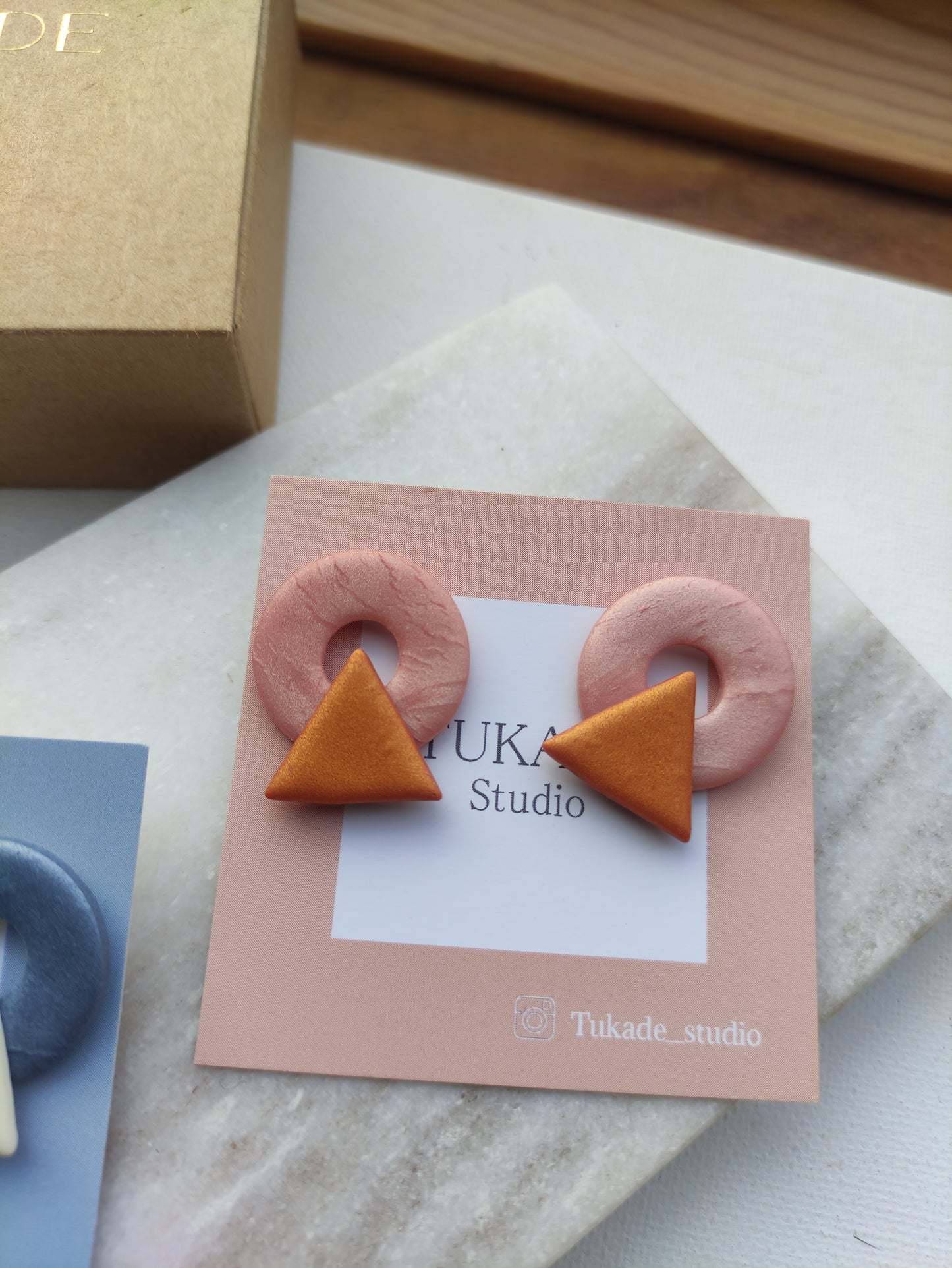 AGNES mini gris plomo y crudo o rosa y cobre.