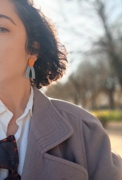 SIMONA azul grisáceo y cobre