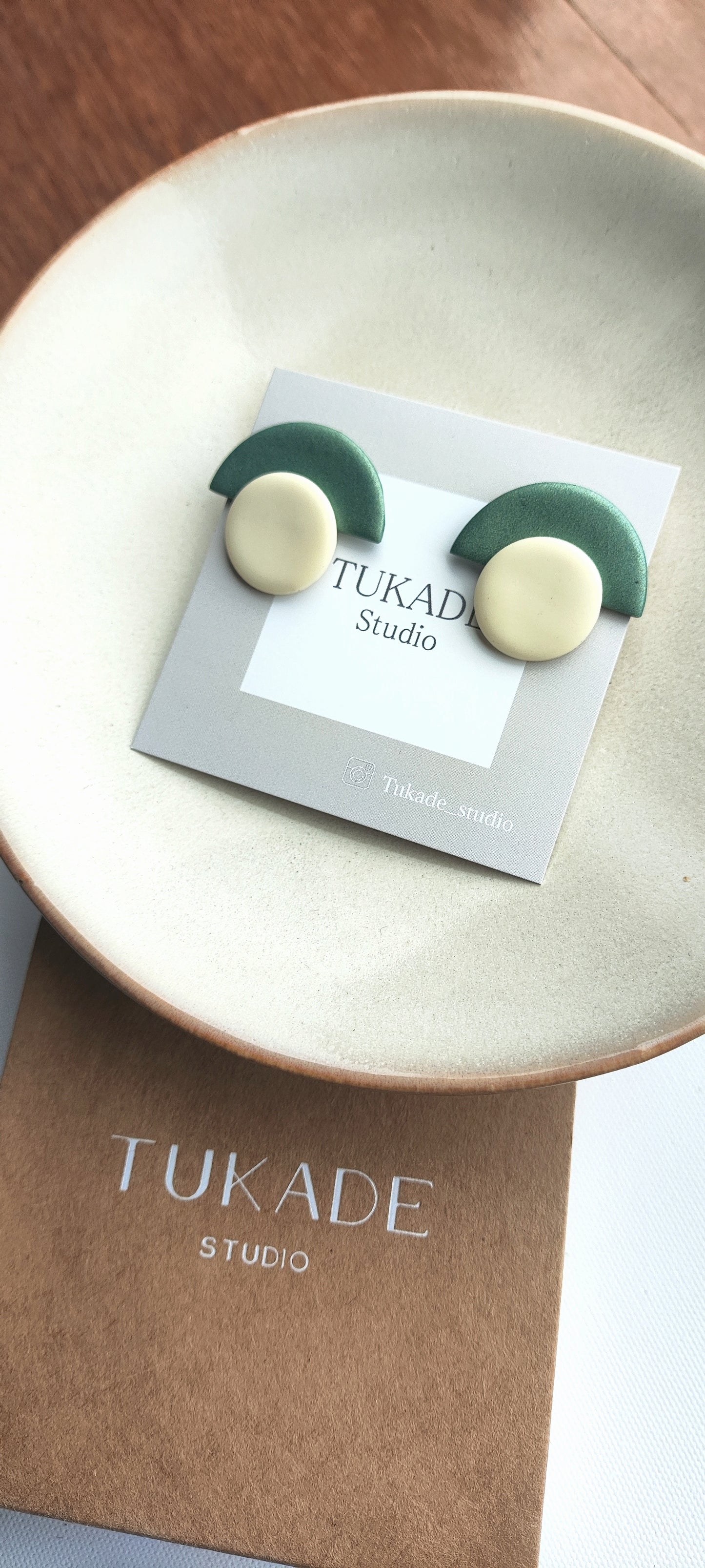 AVE mini turquesa y crudo