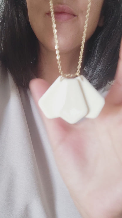 Collar largo MATILDA crudo