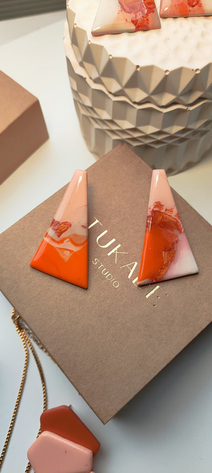 CÁNDIDA multicolor naranja, salmón