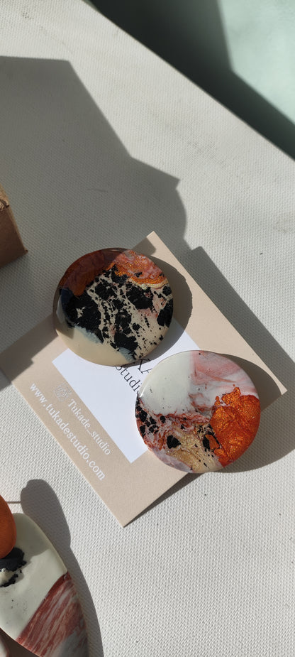 NOAH maxi degradado crudo, cobre, choco y negro.