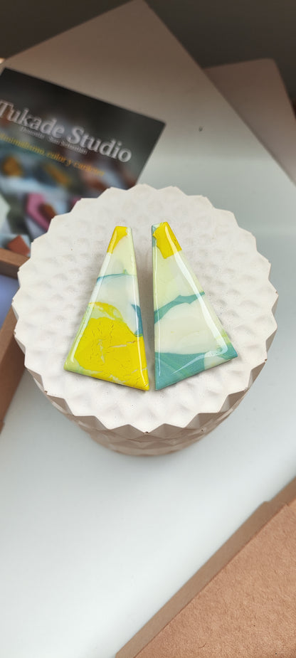 CÁNDIDA amarillo, turquesa, crudo
