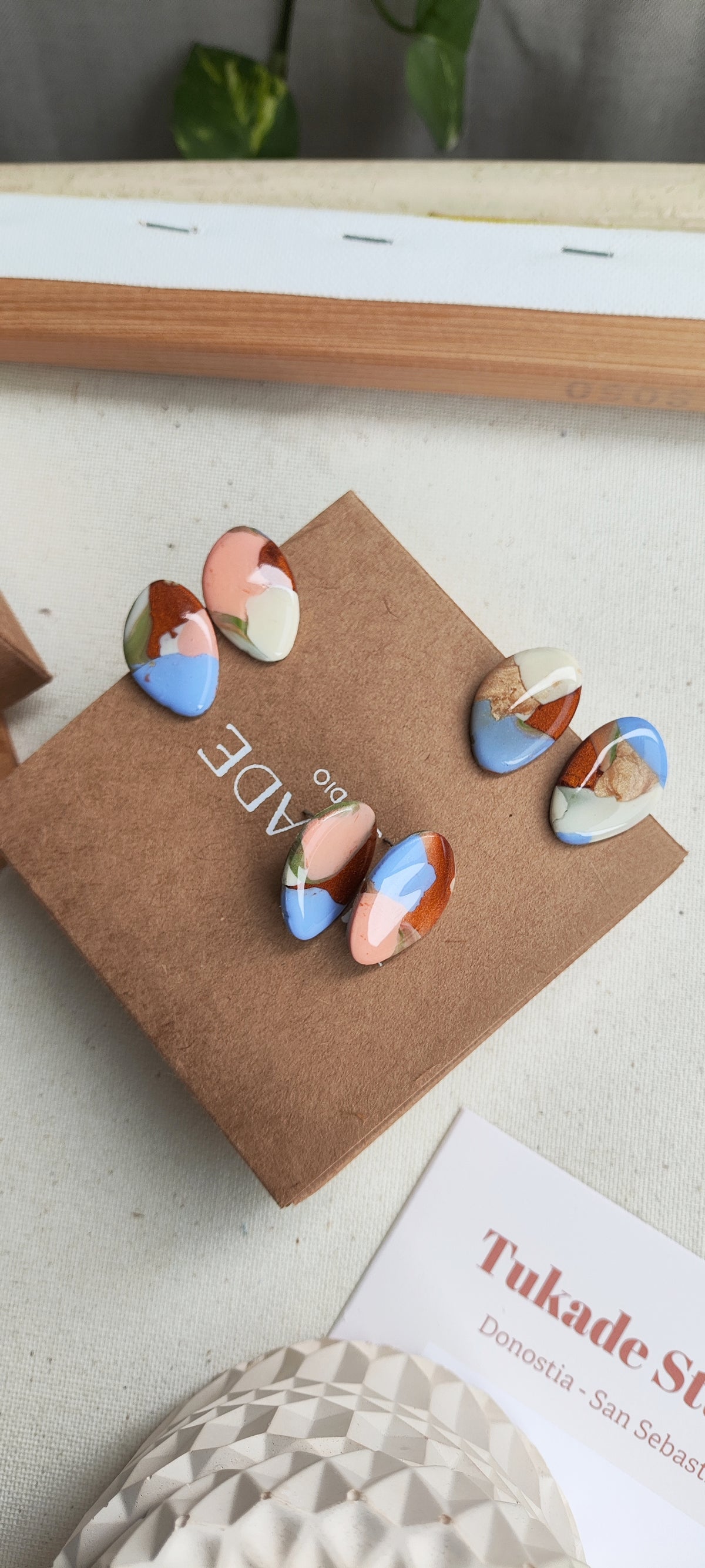 MARIANA degradado choco, crudo, rosa, azul