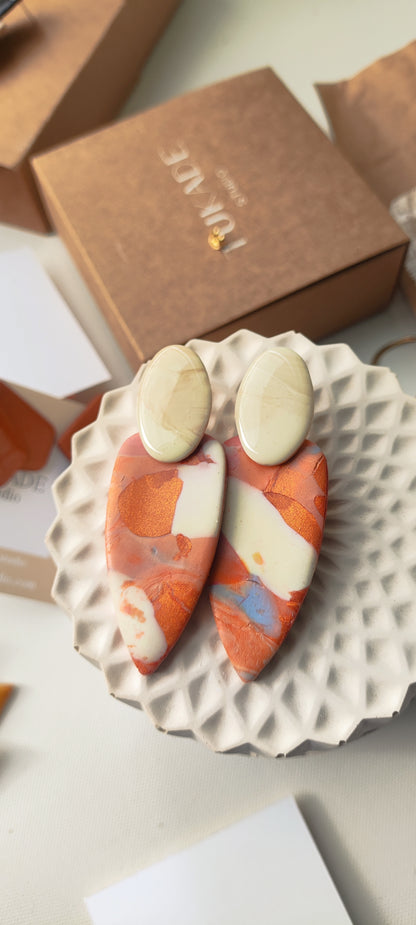 MACA cobre, crudo, azul degradado