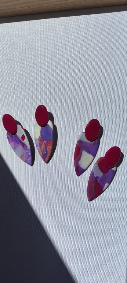 MACA degradado colores lila, magenta, morado, crudo