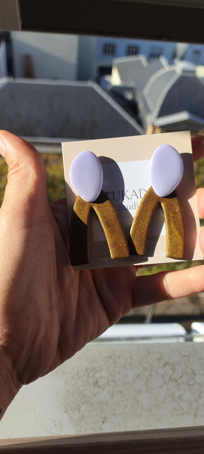 SIMONA bronce y lila