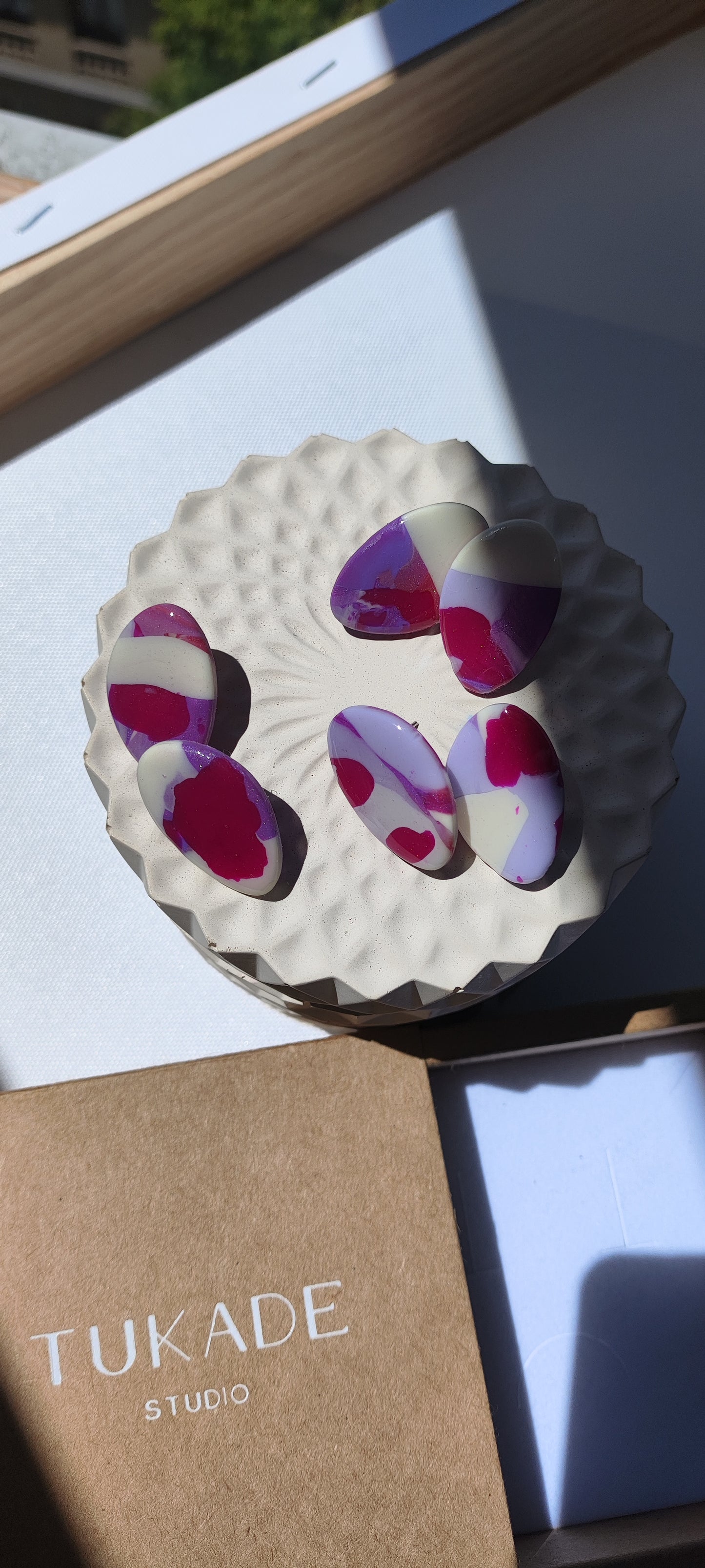 MARIANA degradado malva, frambuesa, lila, crudo.