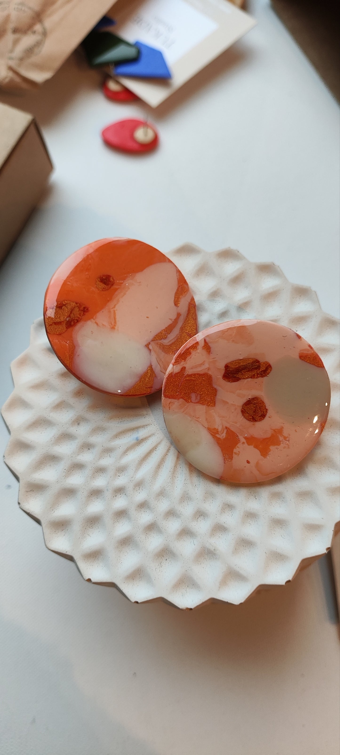 NOAH maxi degradado cobre, melocotón azul.