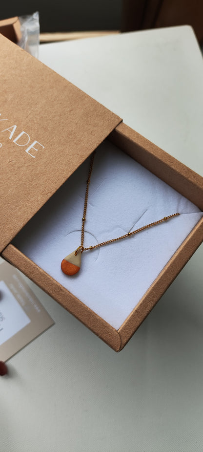 Collar gargantilla CUCA lágrima bicolor