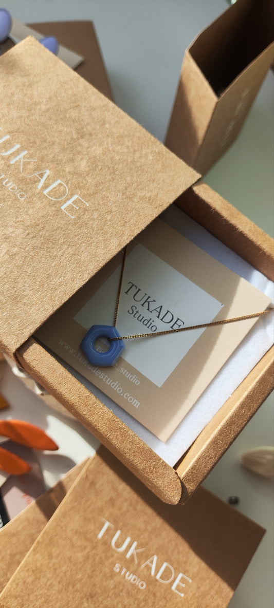 Collar gargantilla GILDA azul