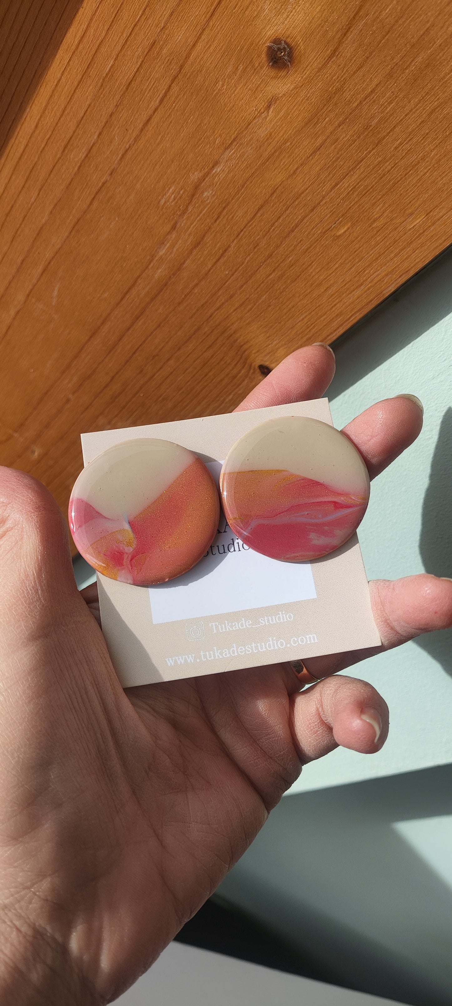 NOAH maxi degradado beige, cobre y rosa.