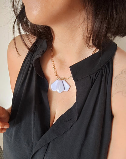 Collar gargantilla MATILDA lila
