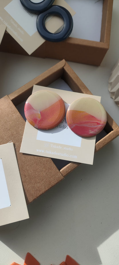 NOAH maxi degradado beige, cobre y rosa.