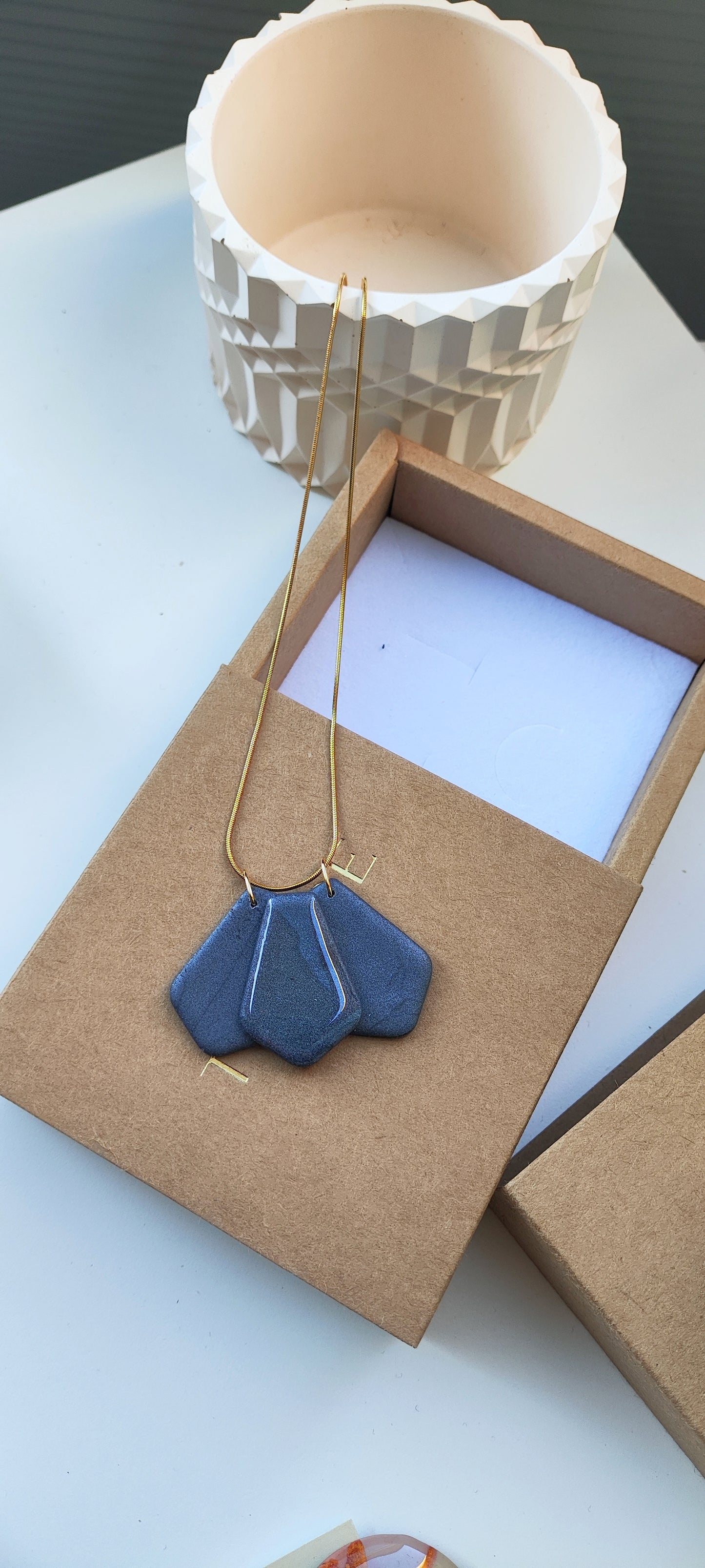 Collar gargantilla MATILDA plomo