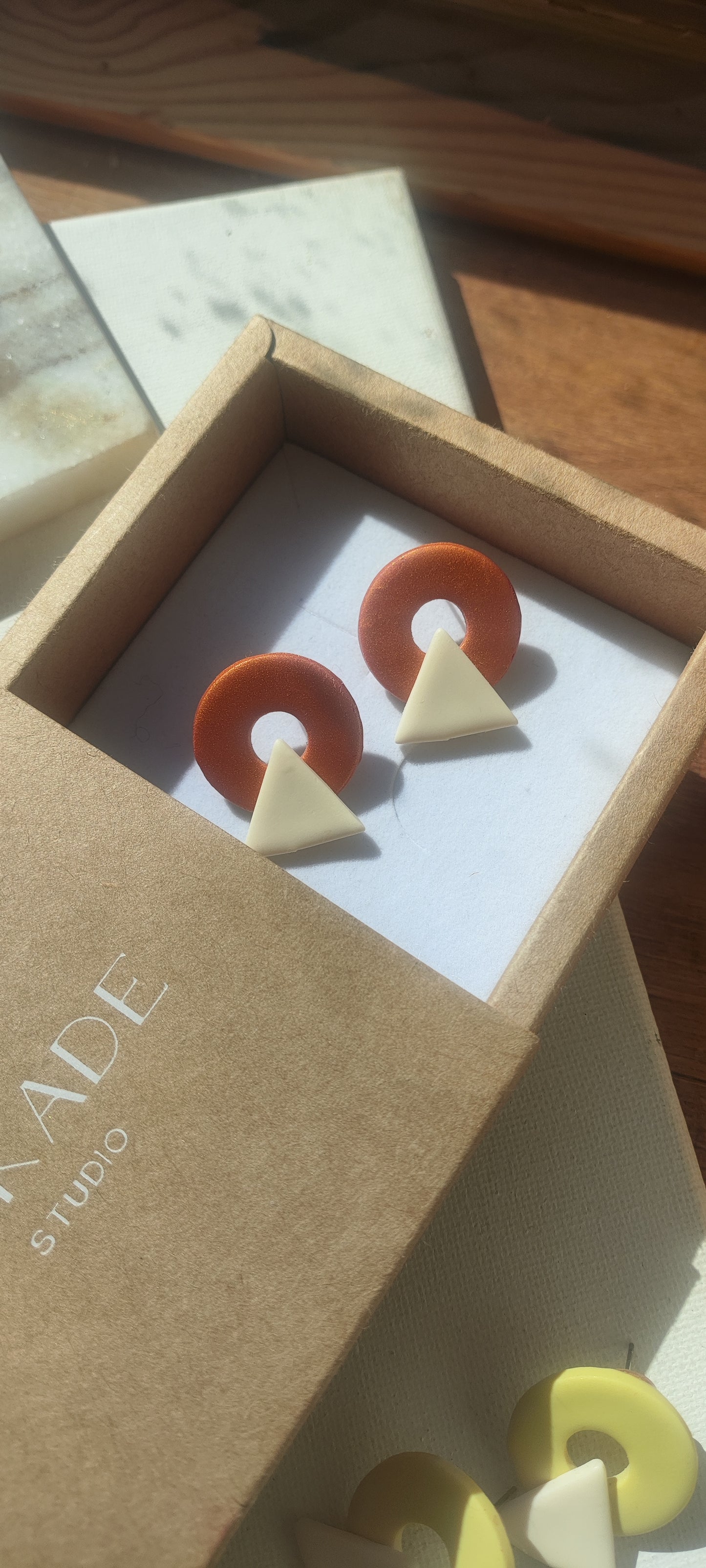 AGNES mini cobre y crudo