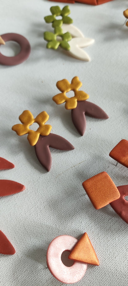 LUPITA taupe y dorado