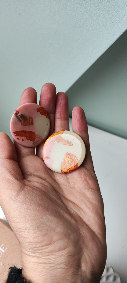 NOAH maxi degradado beige, cobre, rosa.