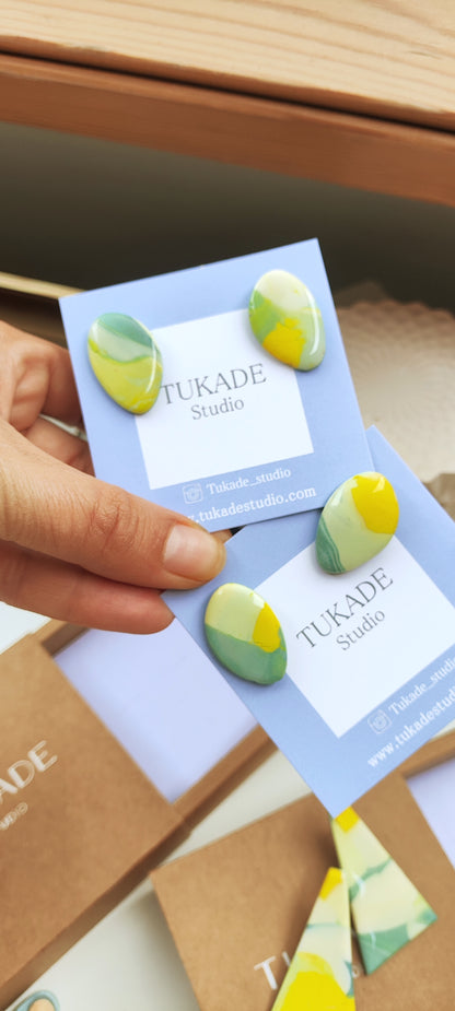 MARIANA degradado turquesa,amarillo, crudo