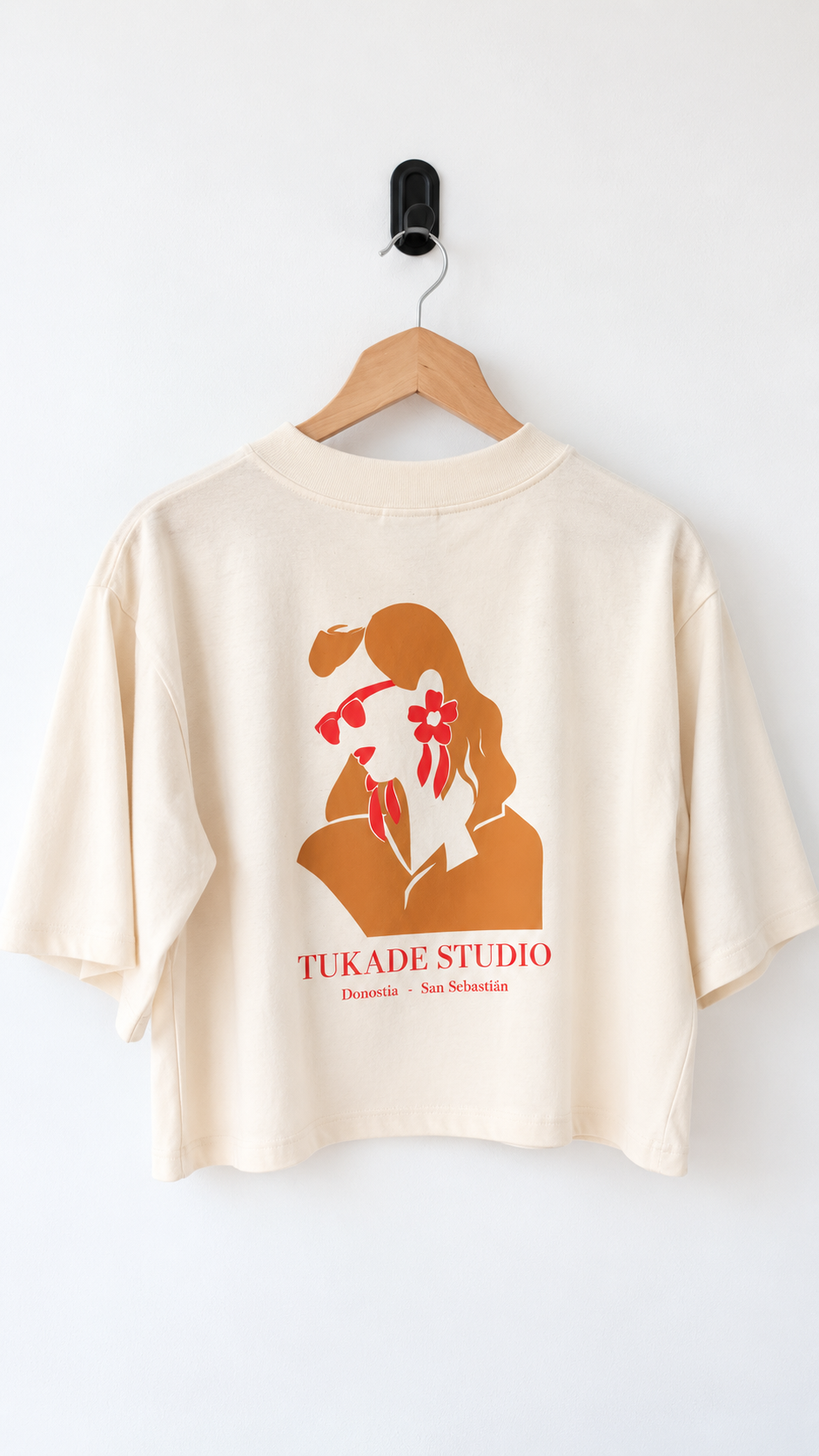 Camiseta Lupita - color natural jaspeado