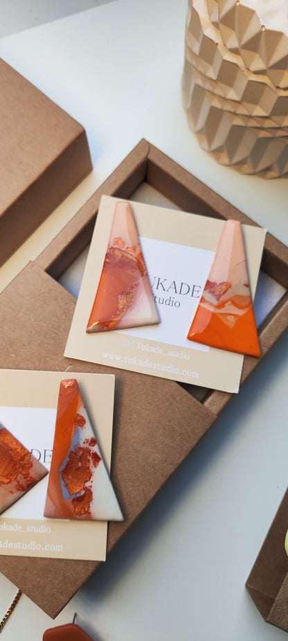 CÁNDIDA multicolor naranja, salmón