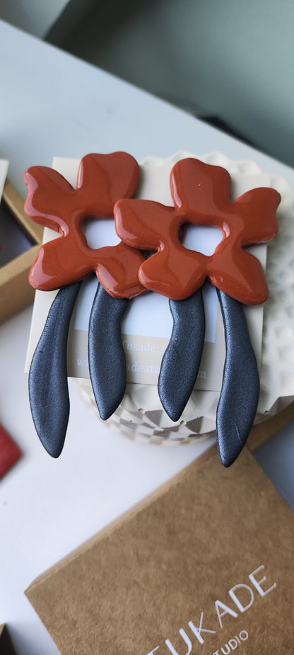 LUPITA XXL terracota y plomo