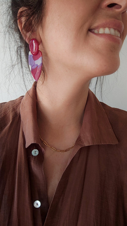 MACA degradado colores lila, magenta, morado, crudo