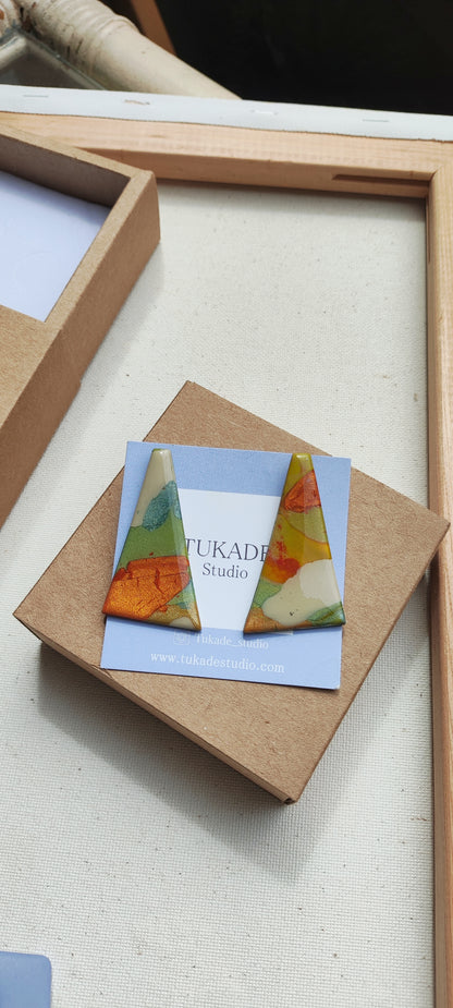 CÁNDIDA degradado cobre, verde, beige