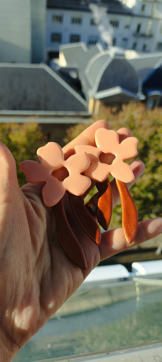 LUPITA XXL rosa peach y chocolate