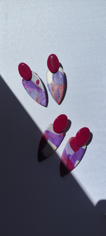MACA degradado colores lila, magenta, morado, crudo