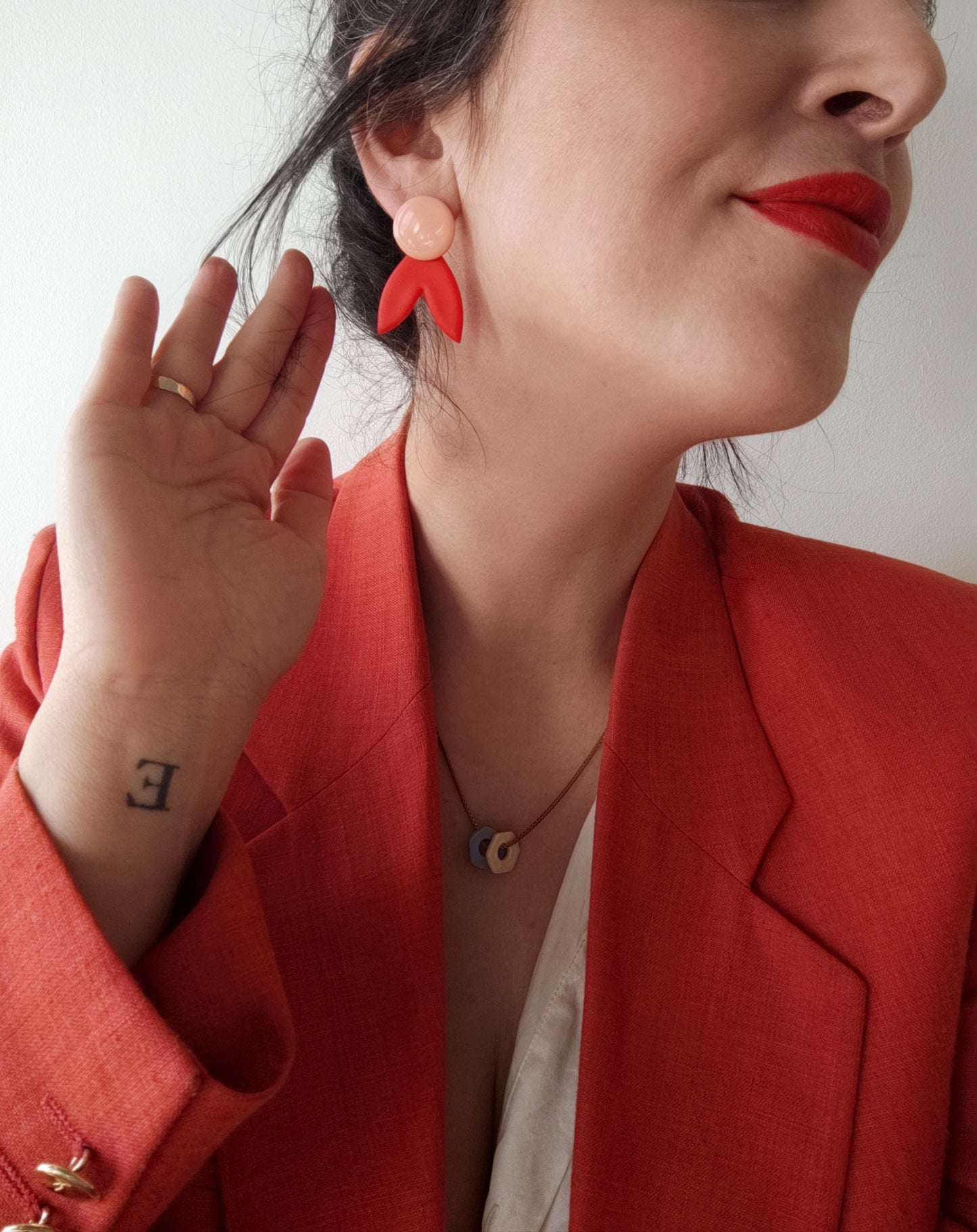LUPE rojo y rosa