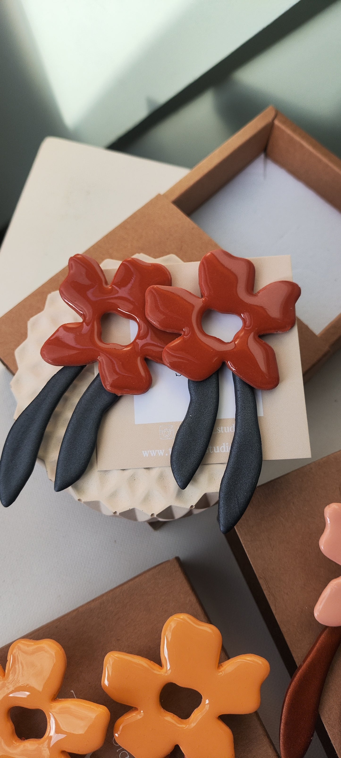 LUPITA XXL terracota y plomo