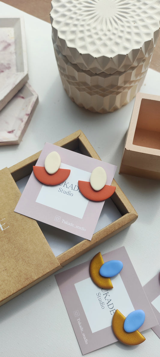 DOROTEA small naranja-teja y crudo