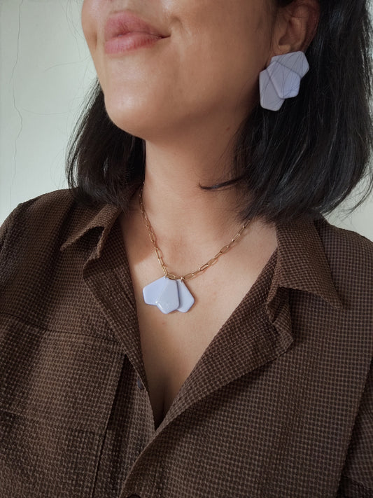 Collar gargantilla MATILDA lila