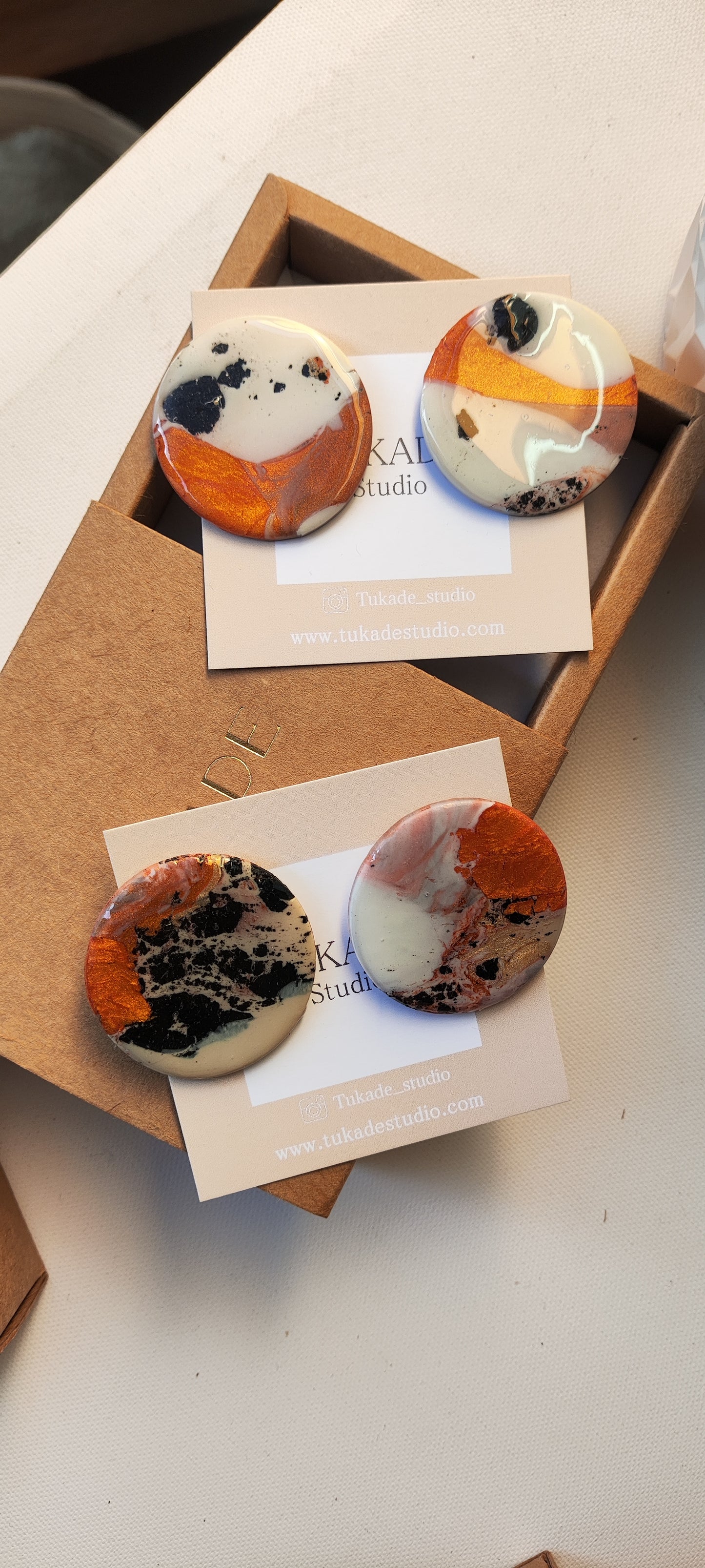 NOAH maxi degradado crudo, cobre, choco y negro.