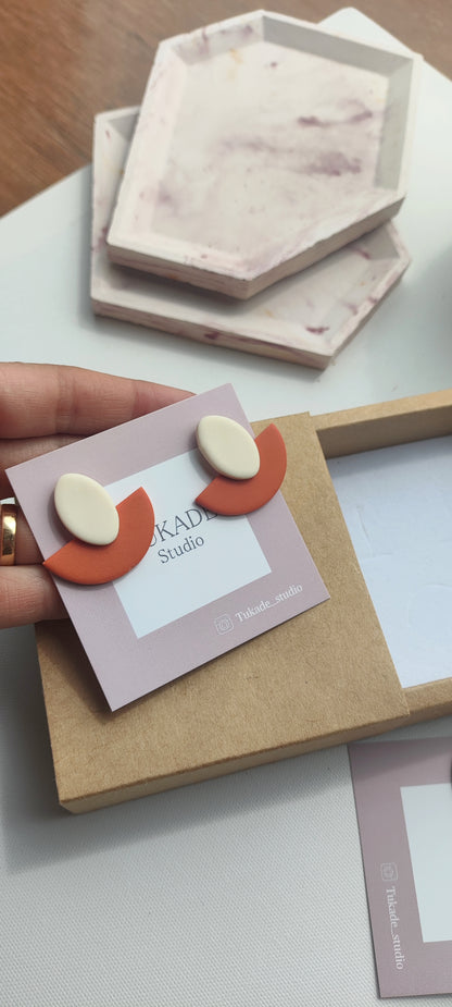 DOROTEA small naranja-teja y crudo