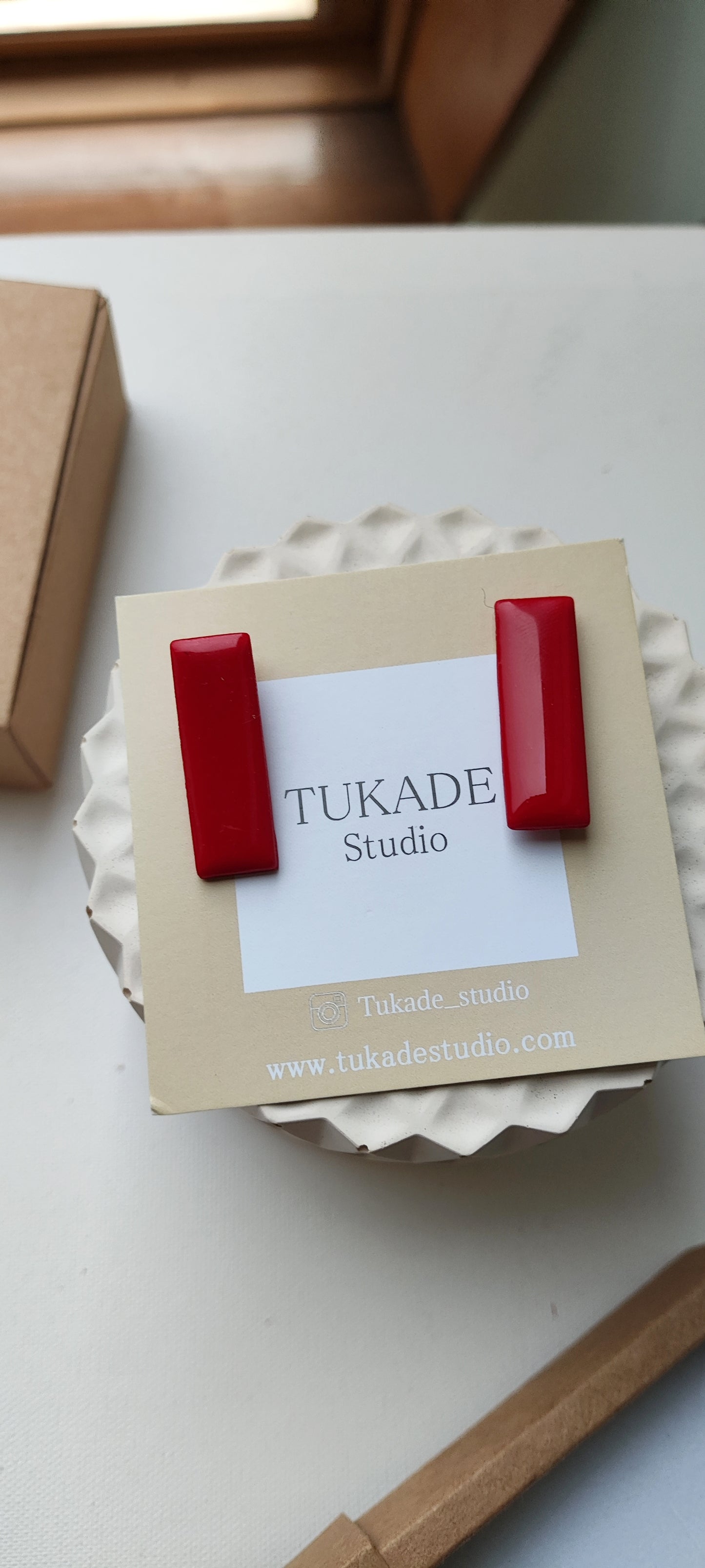 MIKA mini rojo brillo