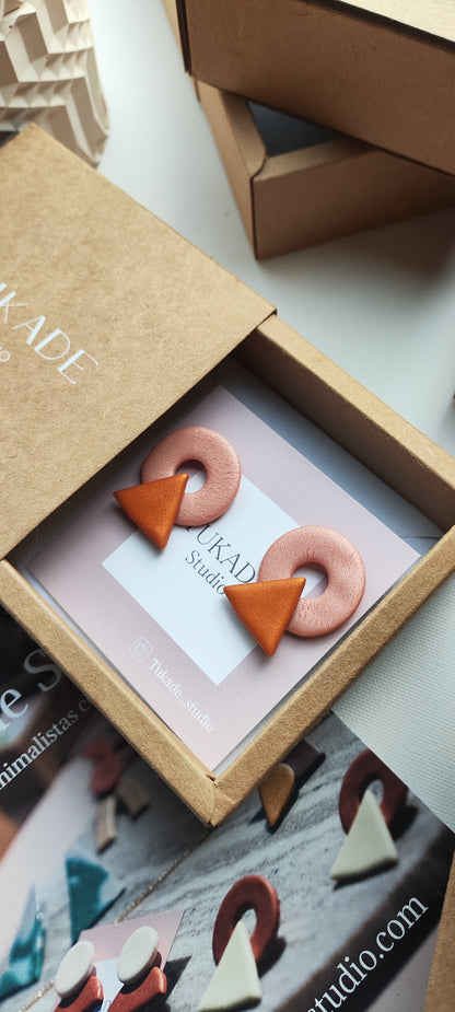 AGNES mini rosa y cobre