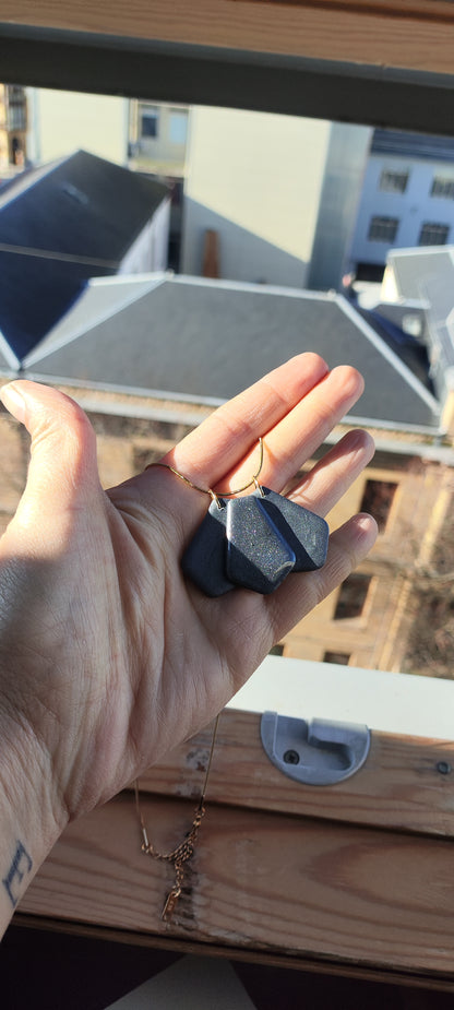 Collar gargantilla MATILDA plomo