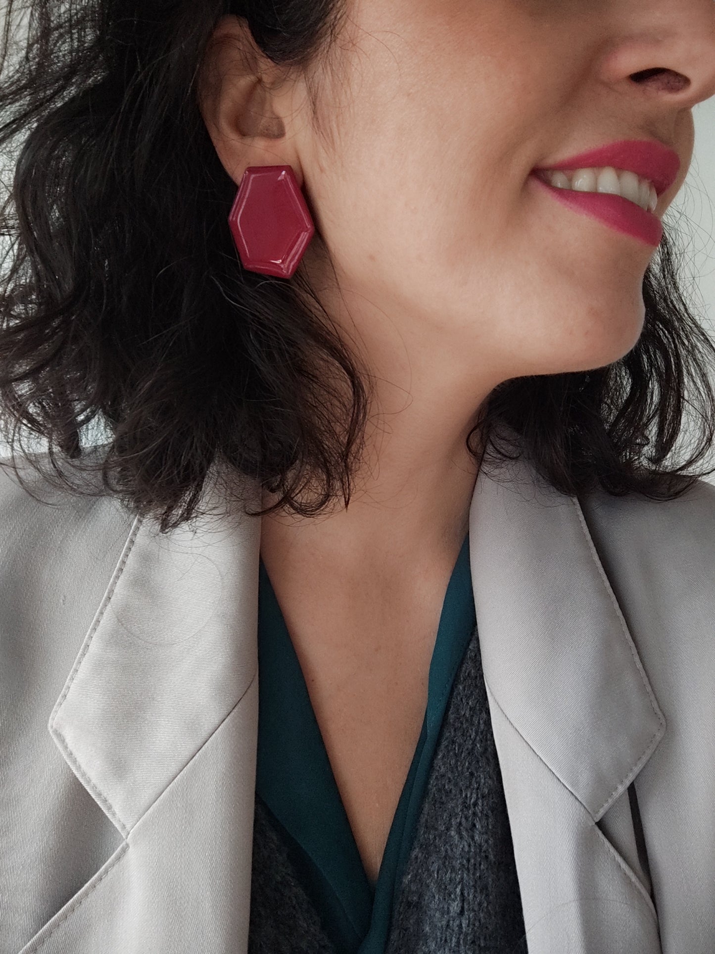 ONNA burdeos acabado brillo